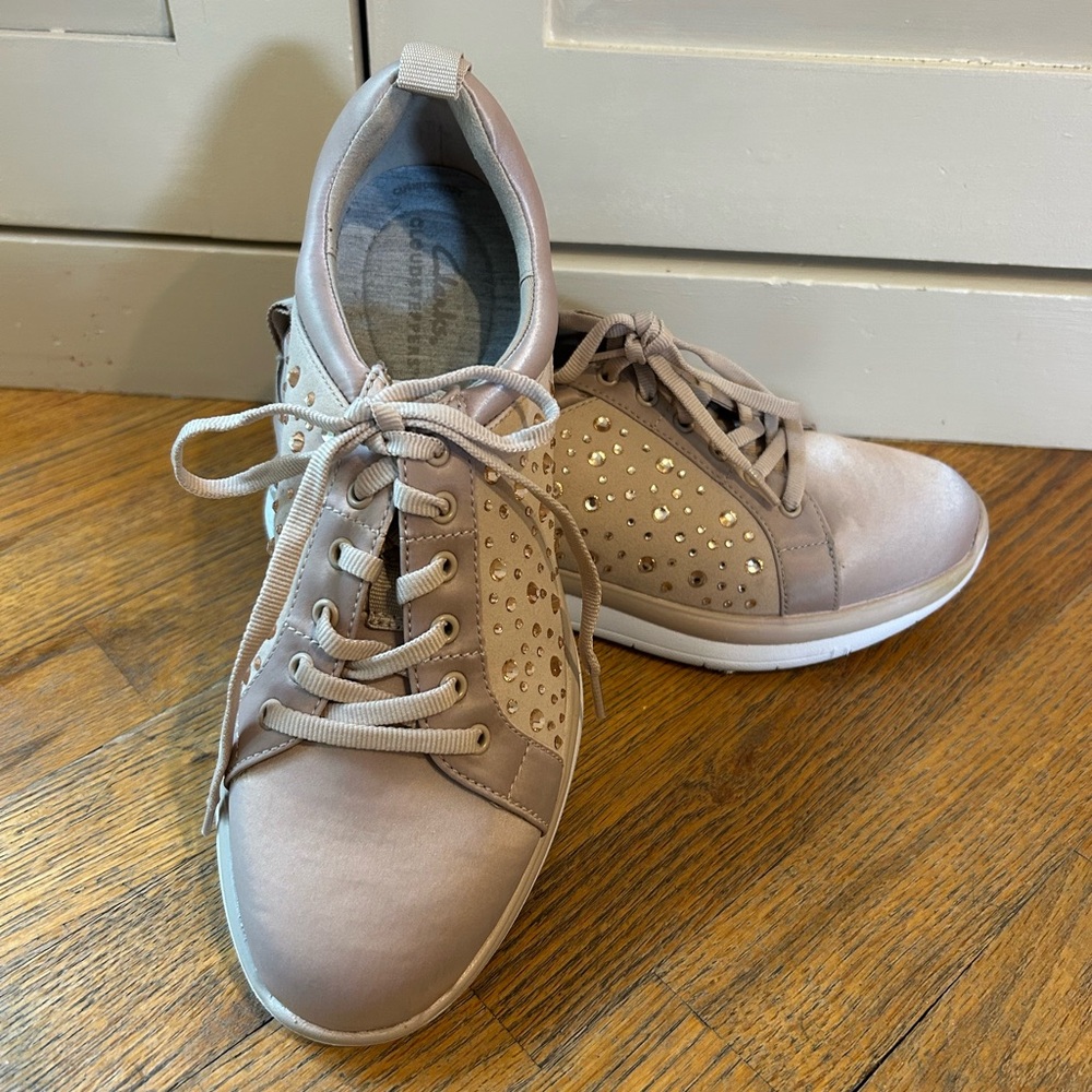 Clarks Ezera Women's Sneakers with Rhinestone Accents